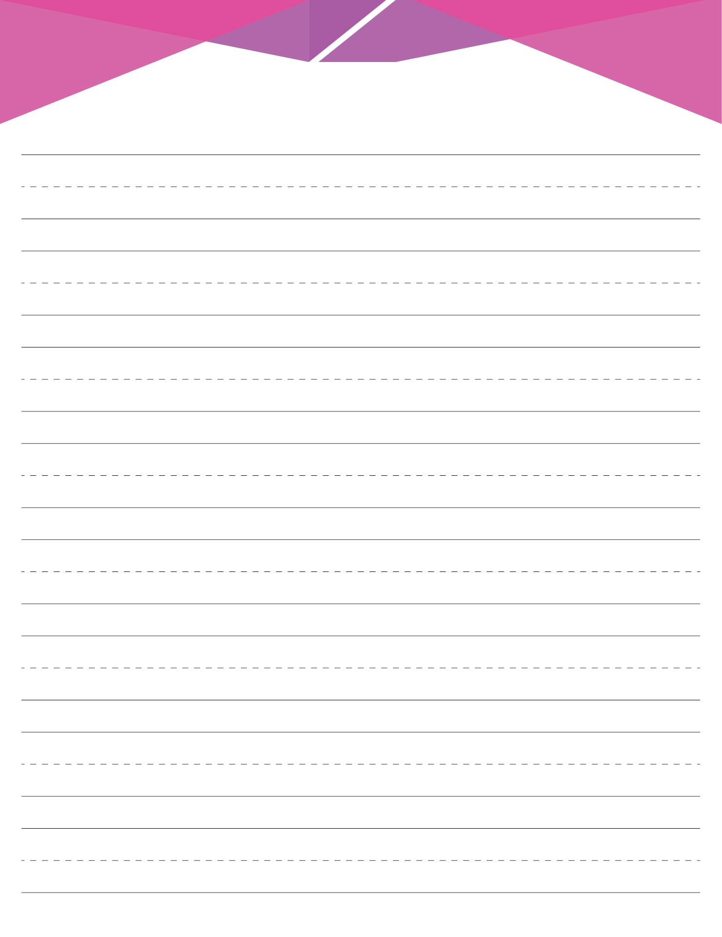 Free Printable Writing Paper For Kindergarten