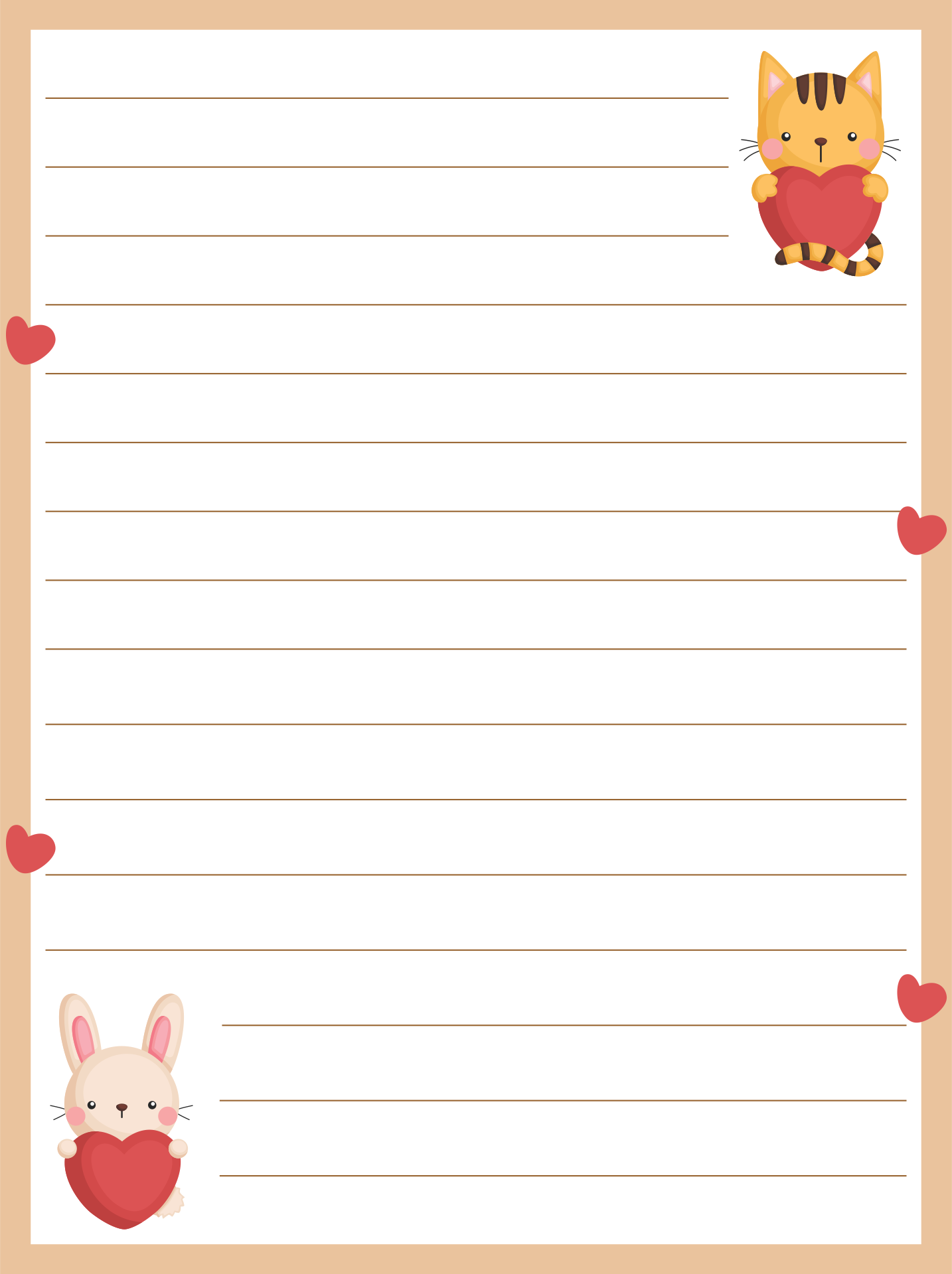 8 Best Images of Printable Love Letter Stationery - Free Printable ...