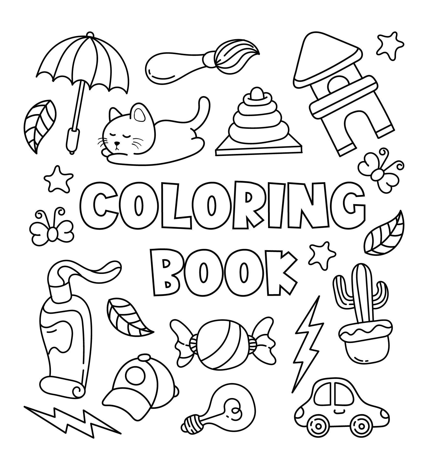 Printable Mini Coloring Book