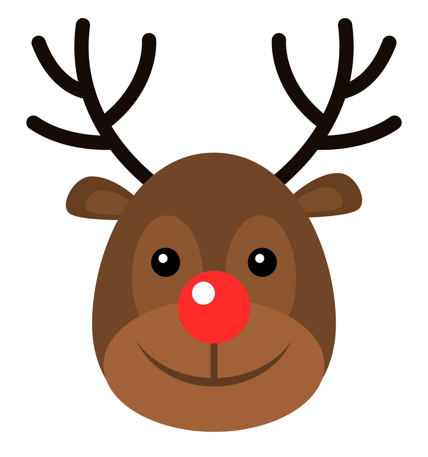 10 Best Reindeer Free Printable Faces