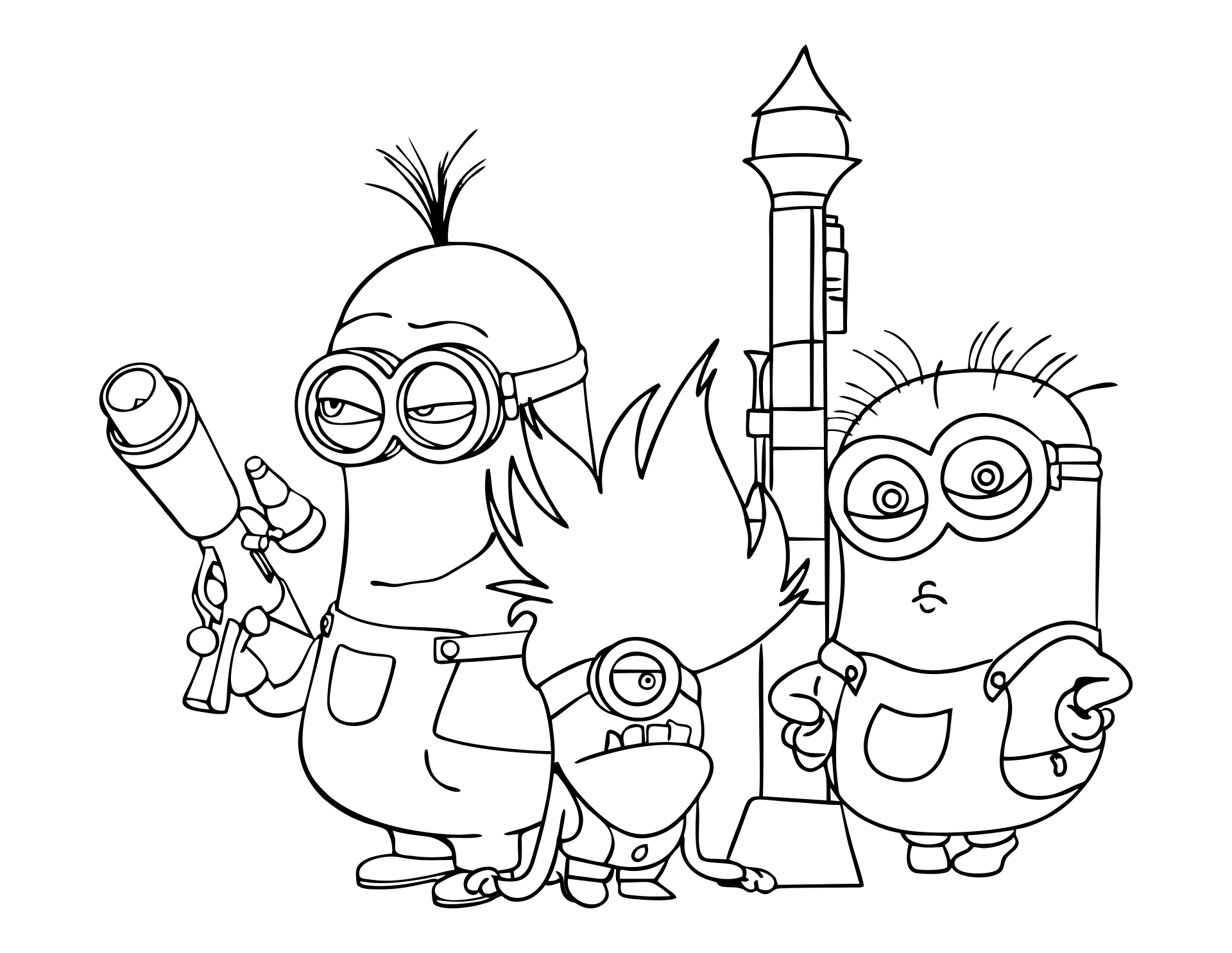 Easter Coloring Pages Minions - 10 Free PDF Printables | Printablee