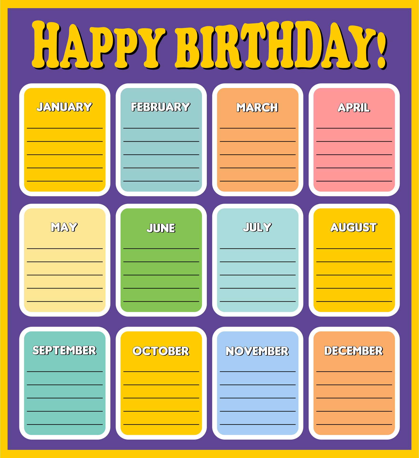 birthday-chart-ideas