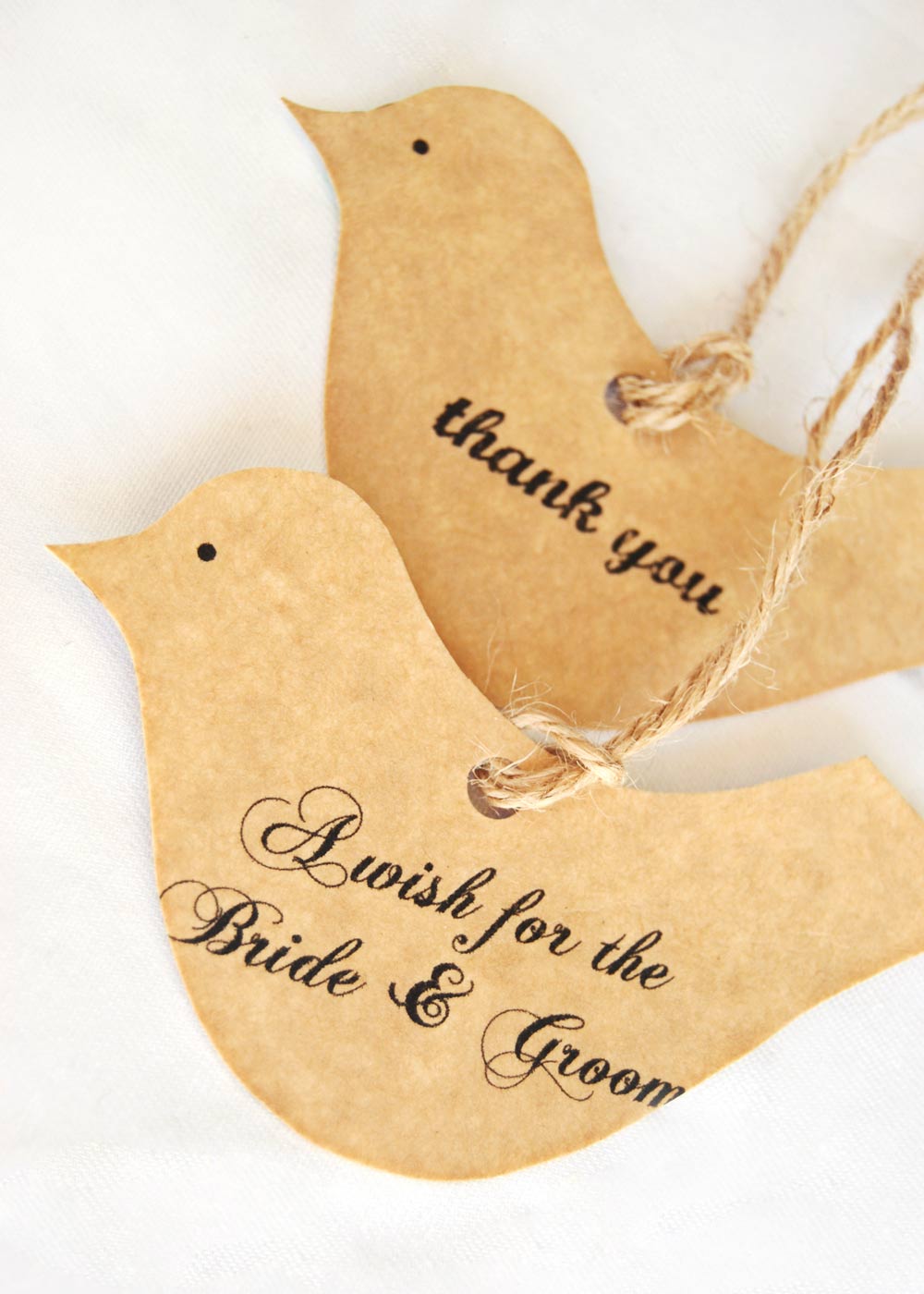 Printable Wedding Favor Tag Templates