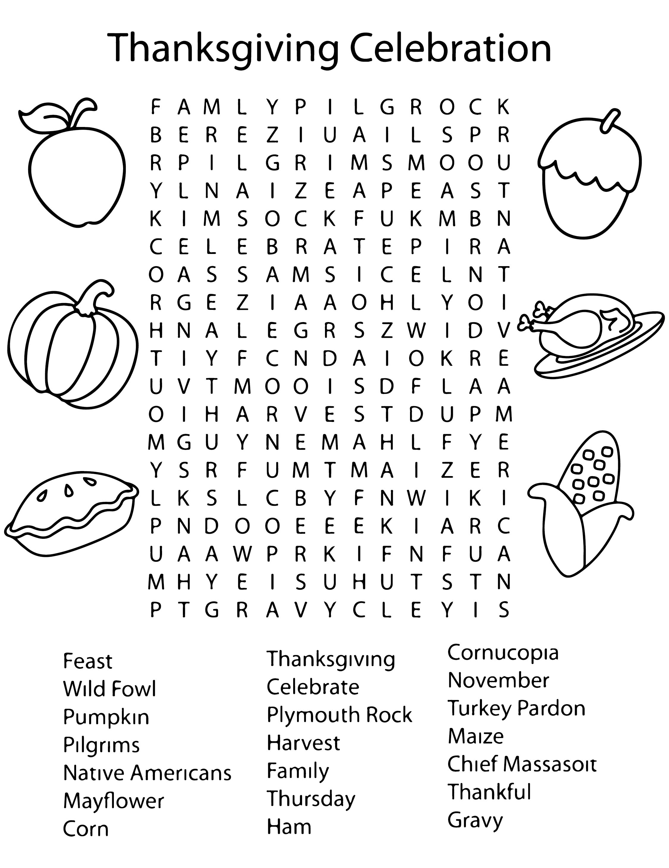 10 Best Thanksgiving Printable Activity Sheets