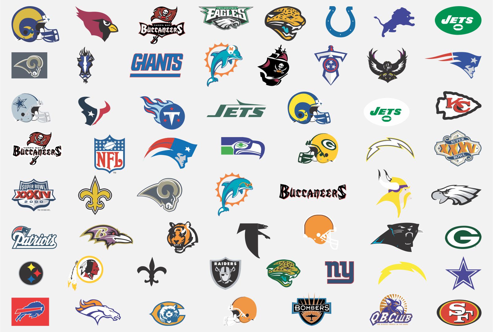 What Are All The Nfl Logos Best Design Idea