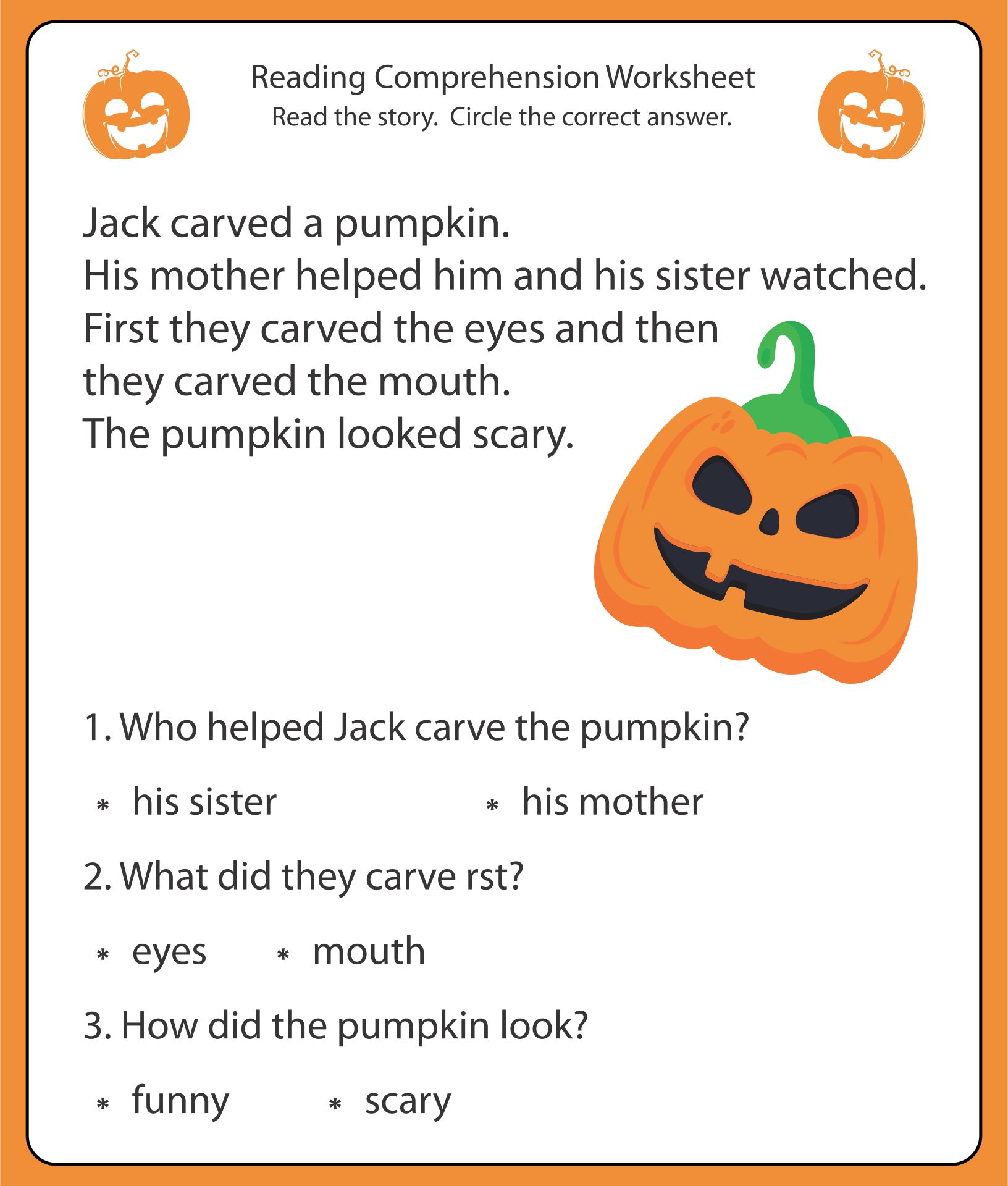 15 Best Printable Halloween Stories Printablee