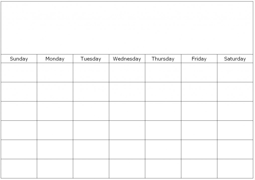 6 Week Printable Calendar Template - Printable Templates Free