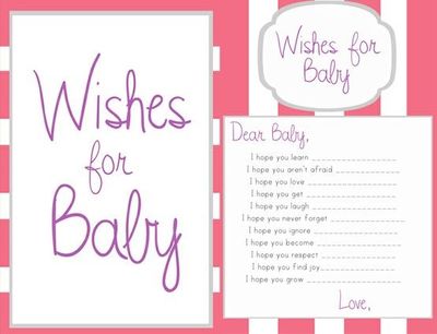 Baby Wishes Template