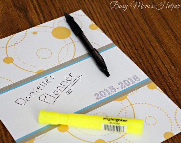 Busy Mom Planner Printables 2015