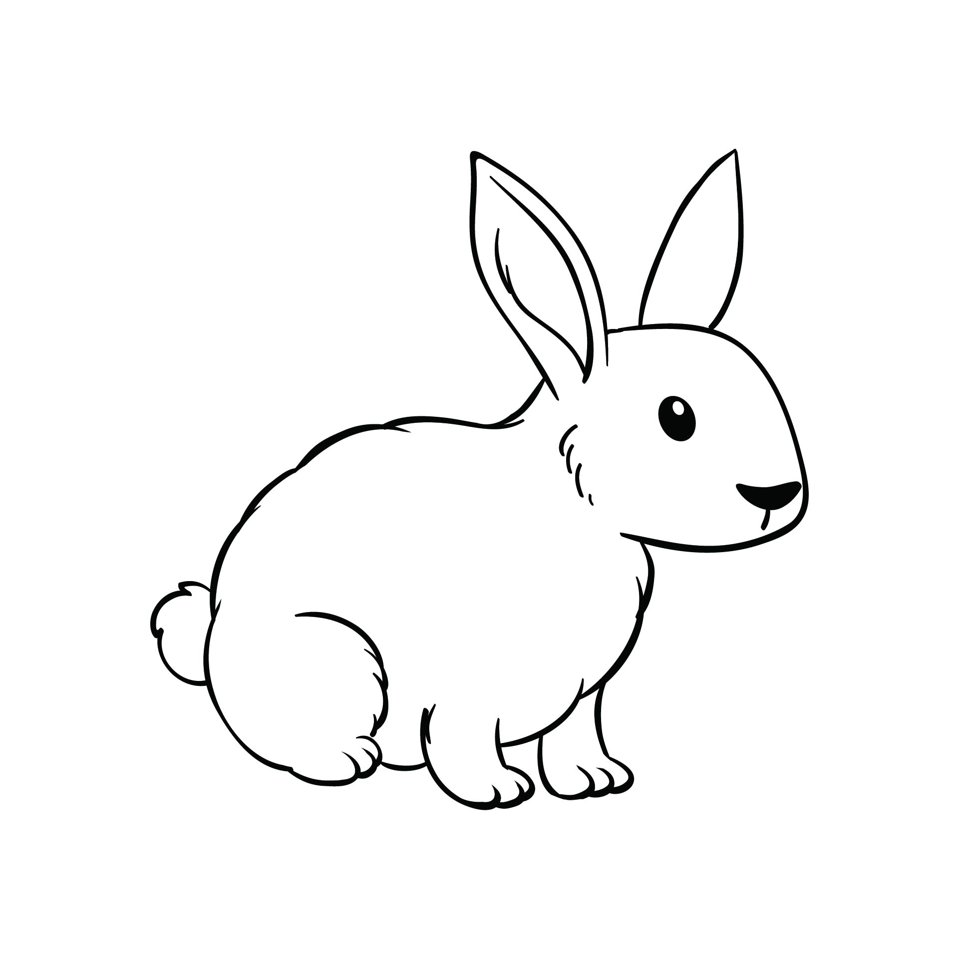 Easter Bunny Clip Art  Printable