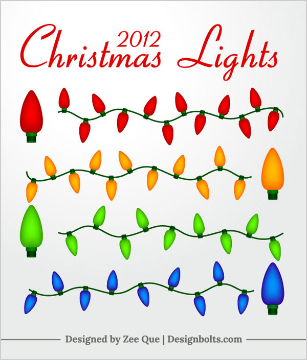 Printable Christmas Lights