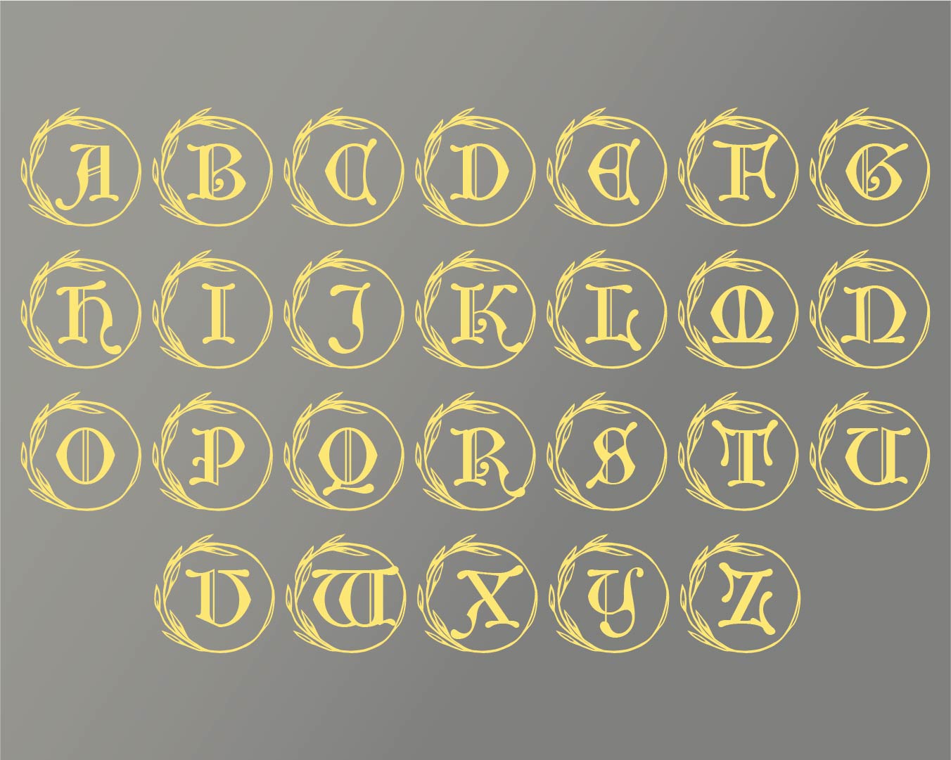 Printable Letters Monogram J