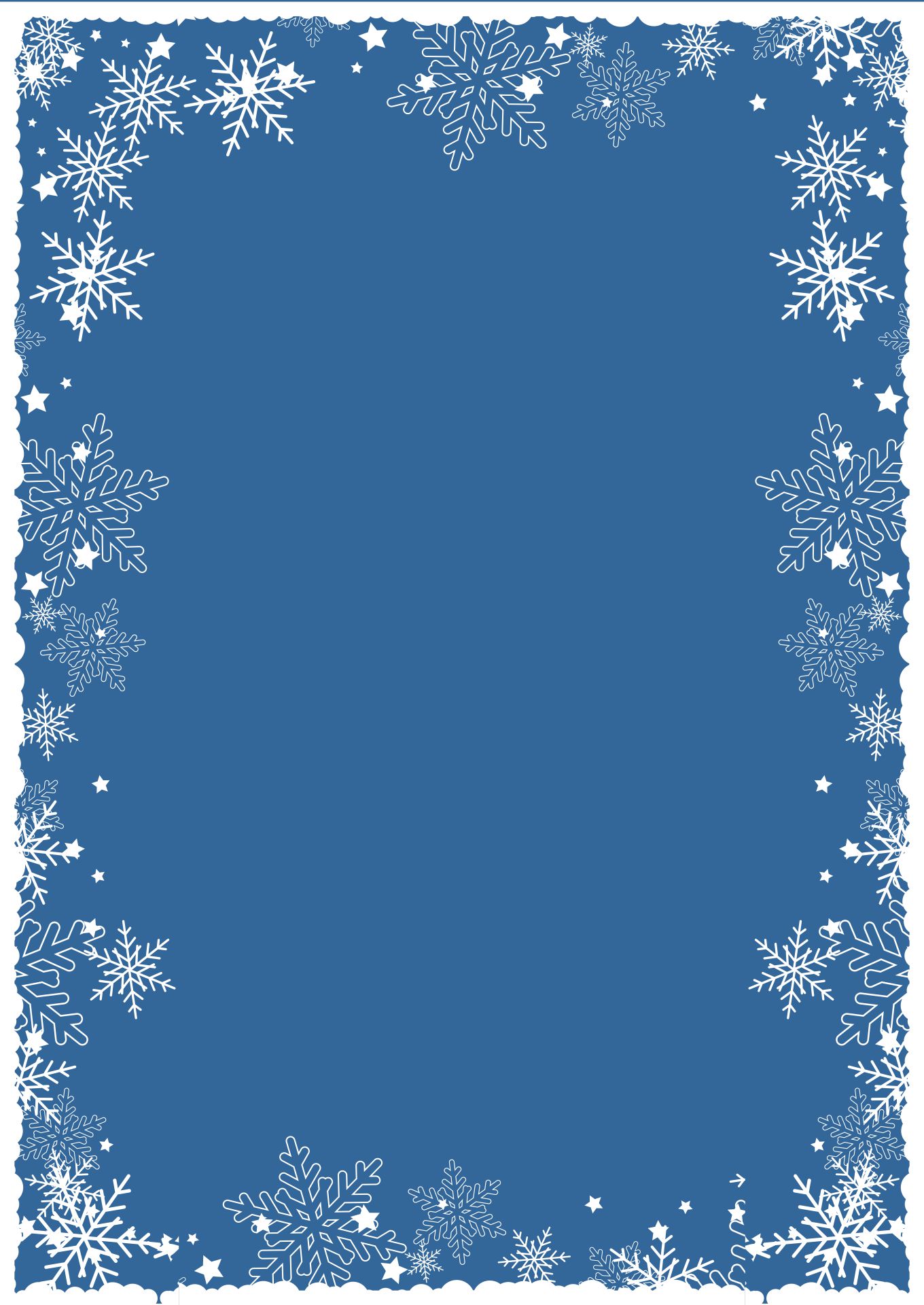 Printable Christmas Page Borders - Printable World Holiday