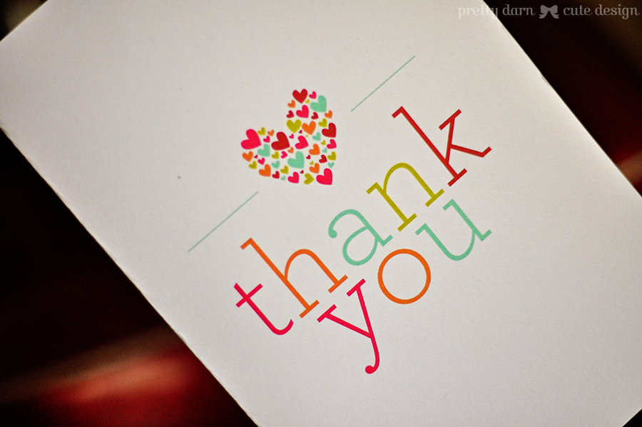 Printable Thank You Cards