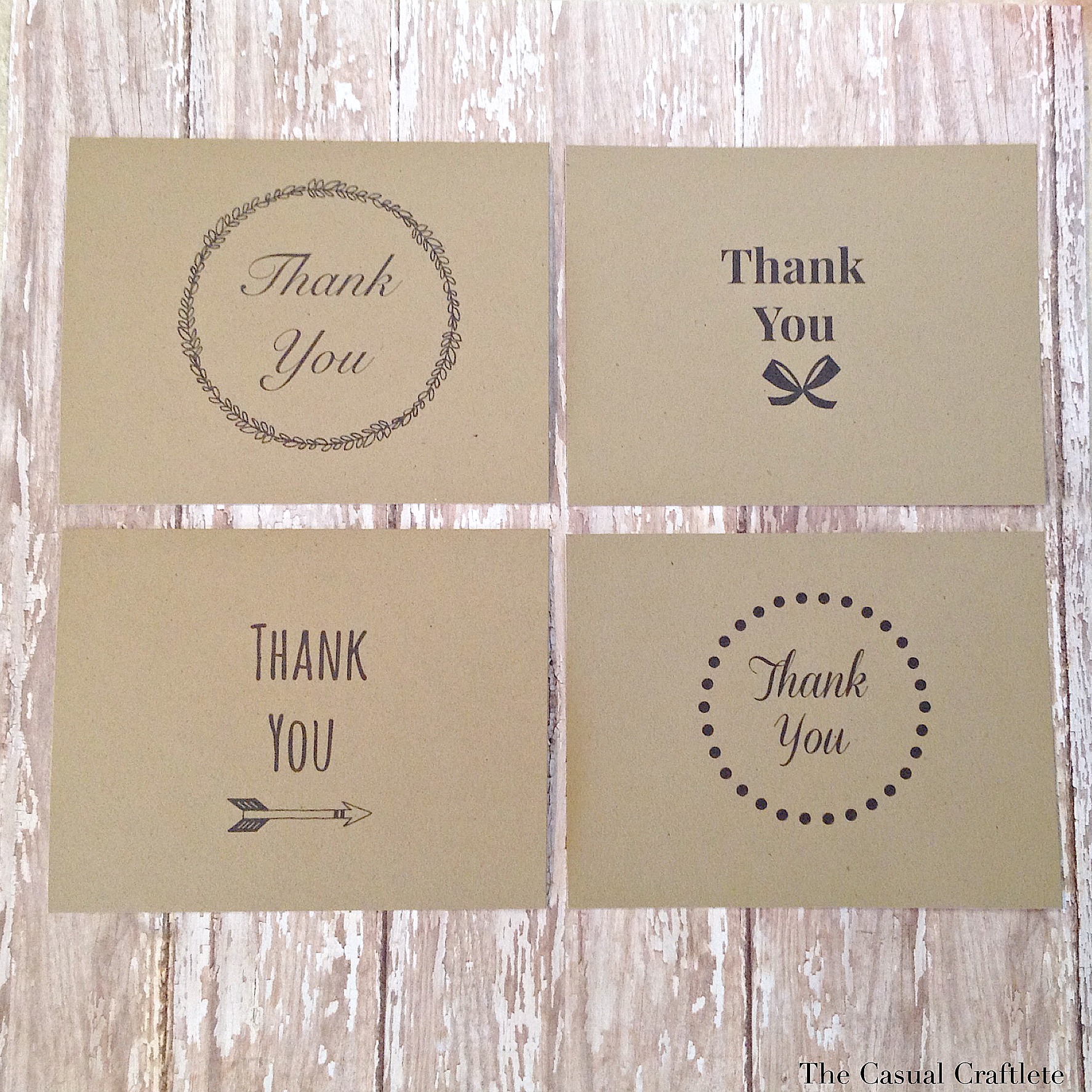 Printable Thank You Cards