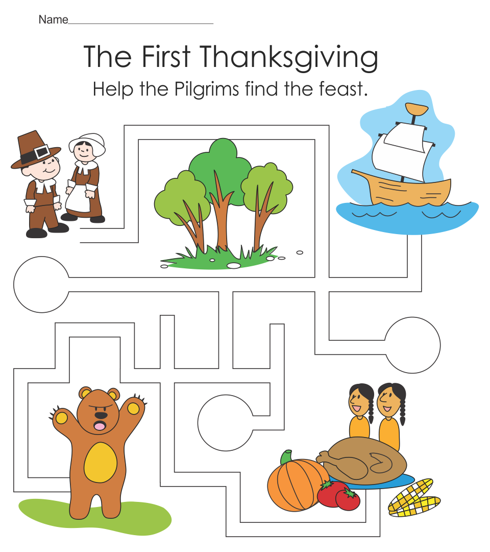 free printable spanish thanksgiving worksheets for kindergarten