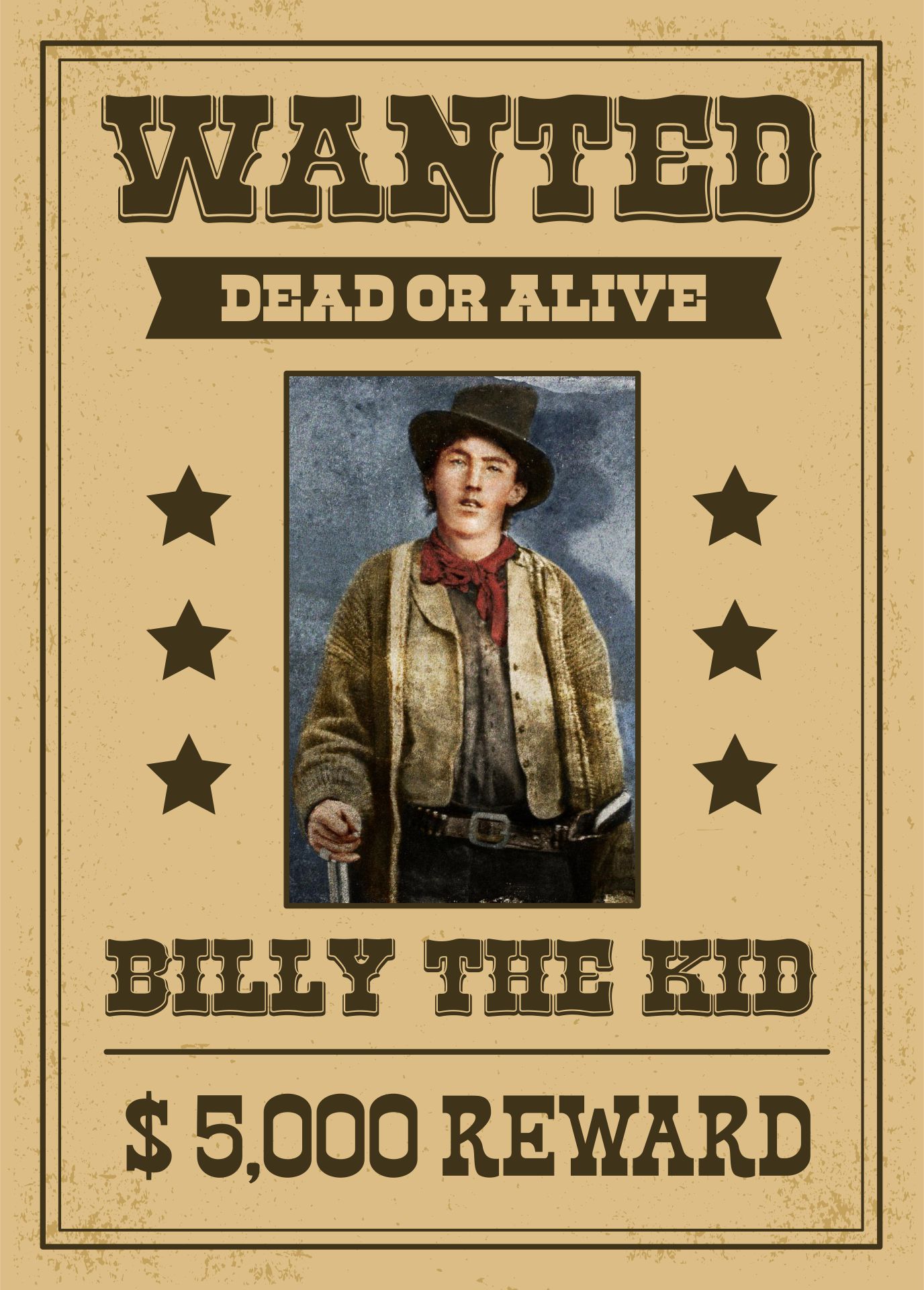 Wanted Poster Template Download