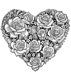 6 Best Images of Free Printable Adult Coloring Pages Hearts - Printable ...