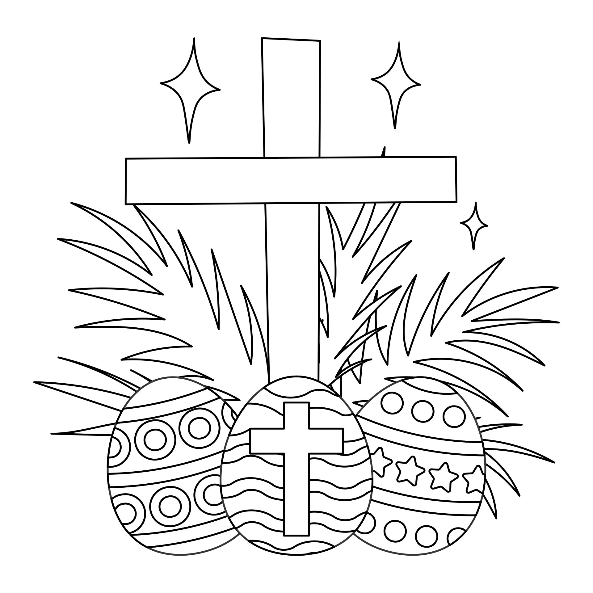 Printable Easter Crosses