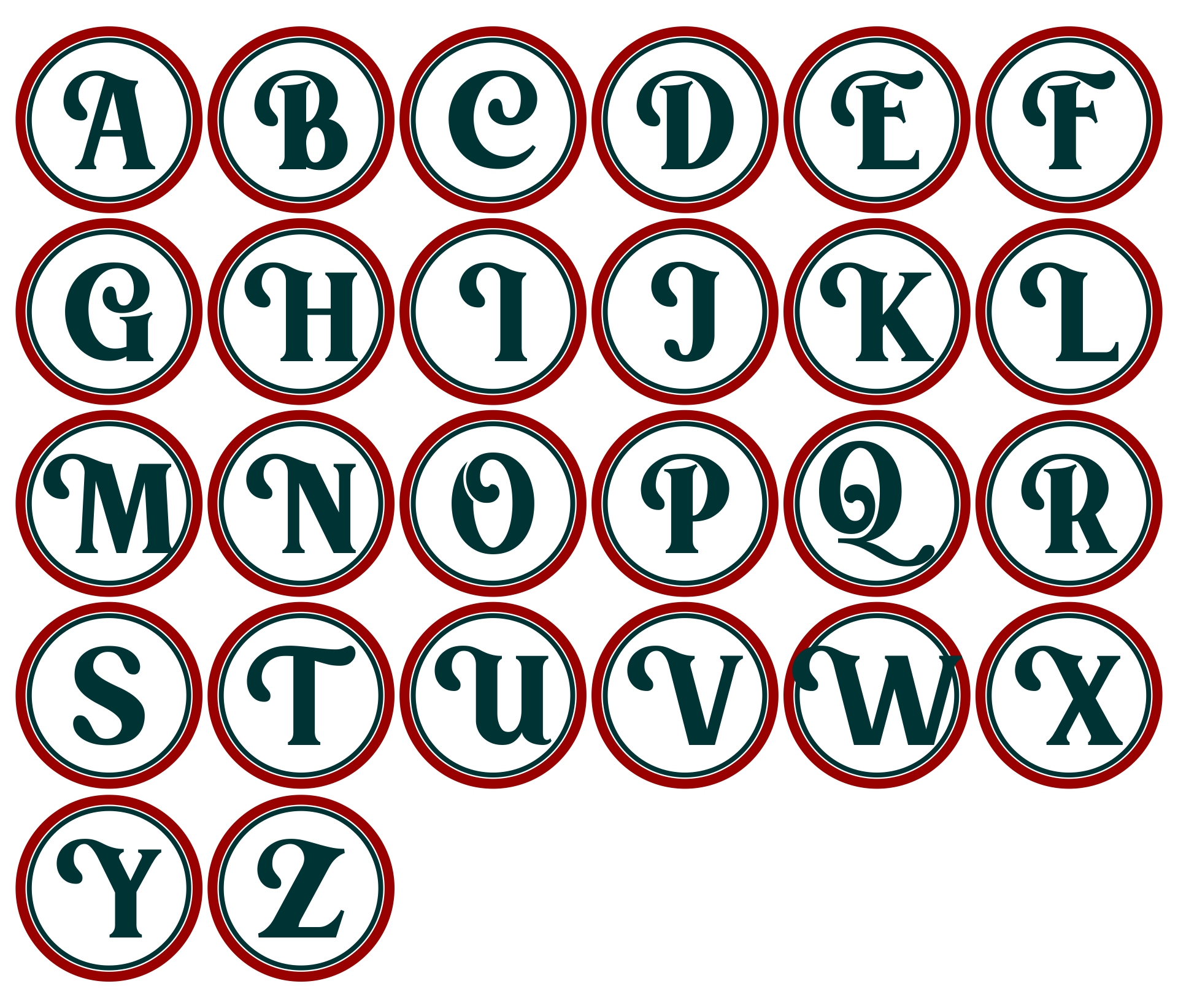 A To Z Free Printable Alphabet Letters Banner Read iesanfelipe edu pe