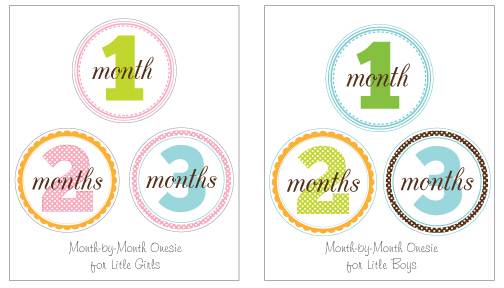 Printable 1 Month Old Sign