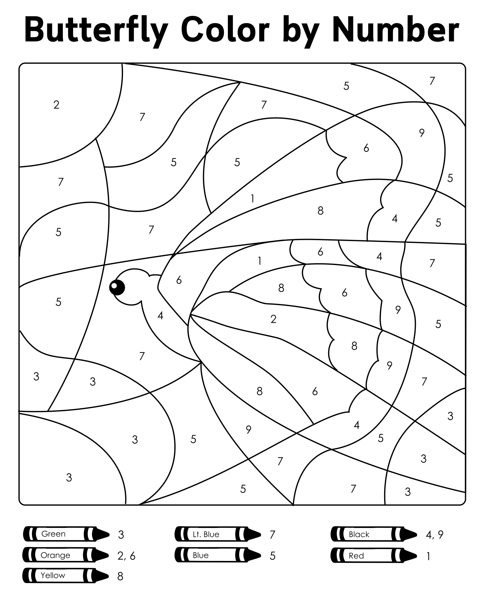 Adult Paint By Numbers 20 Free PDF Printables Printablee