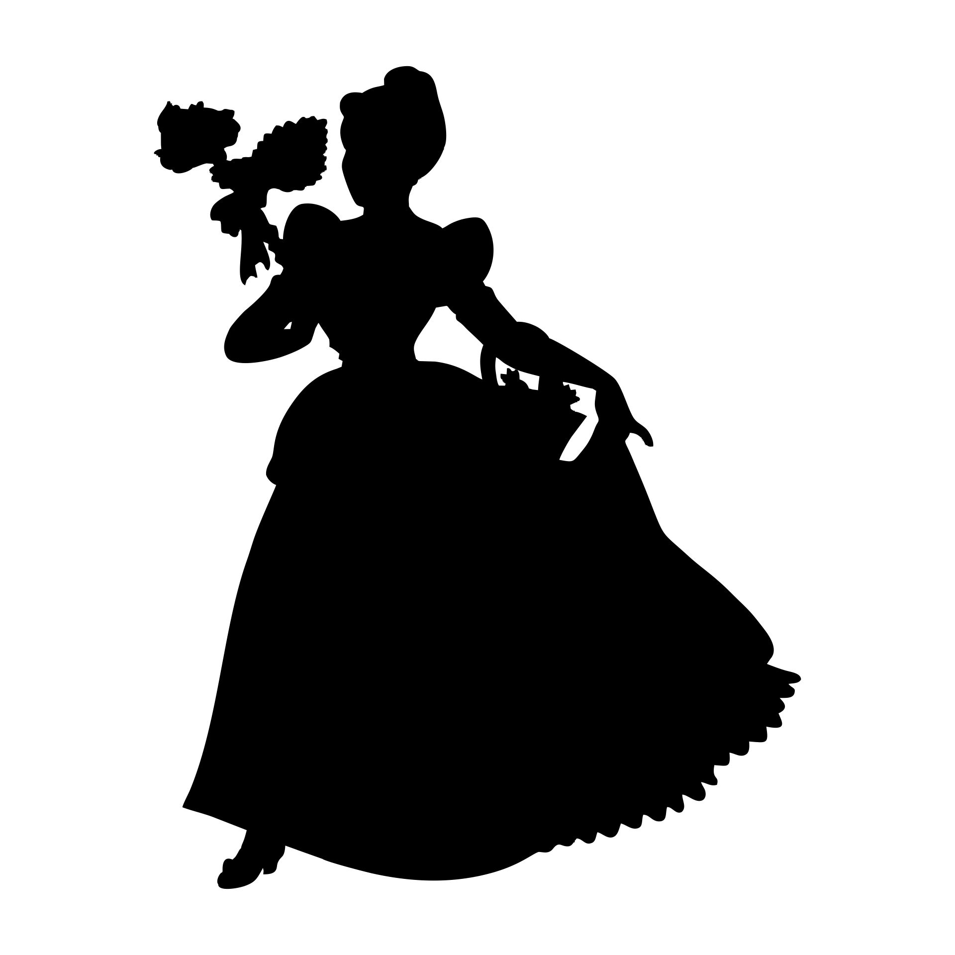 princess silhouette clip art