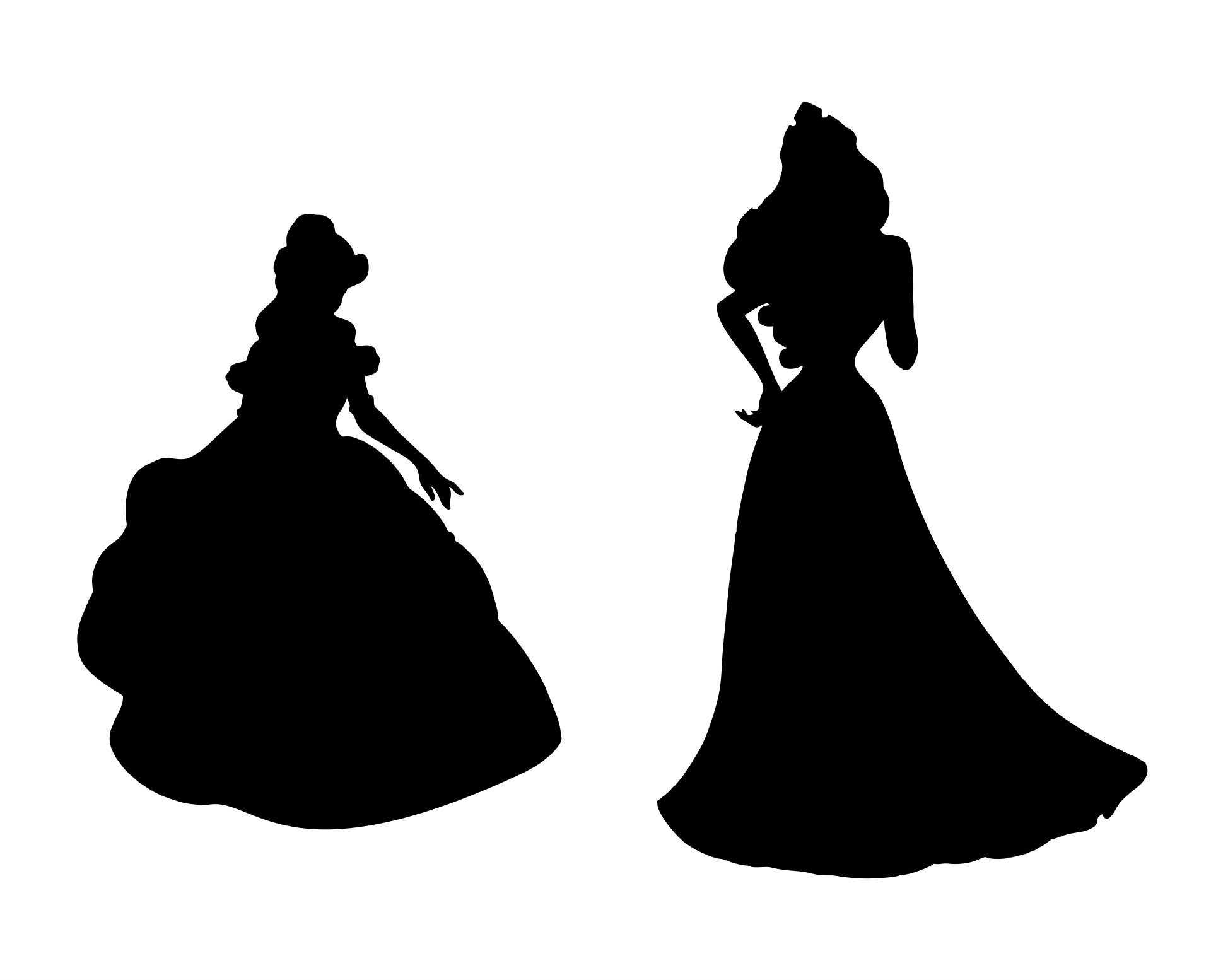 Silhouette Princess Clipart Silhouette Clipart Princess Picture | My ...