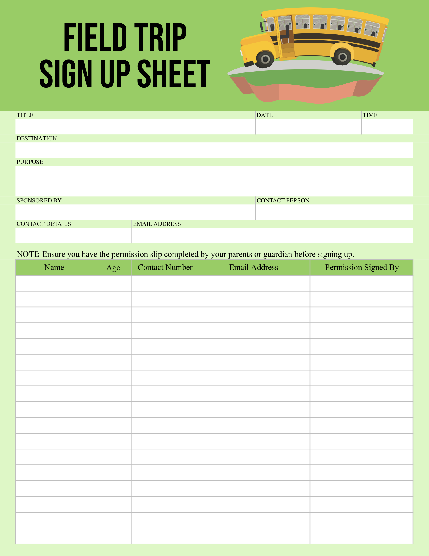 10 Best Free Printable Trip Sheets PDF For Free At Printablee