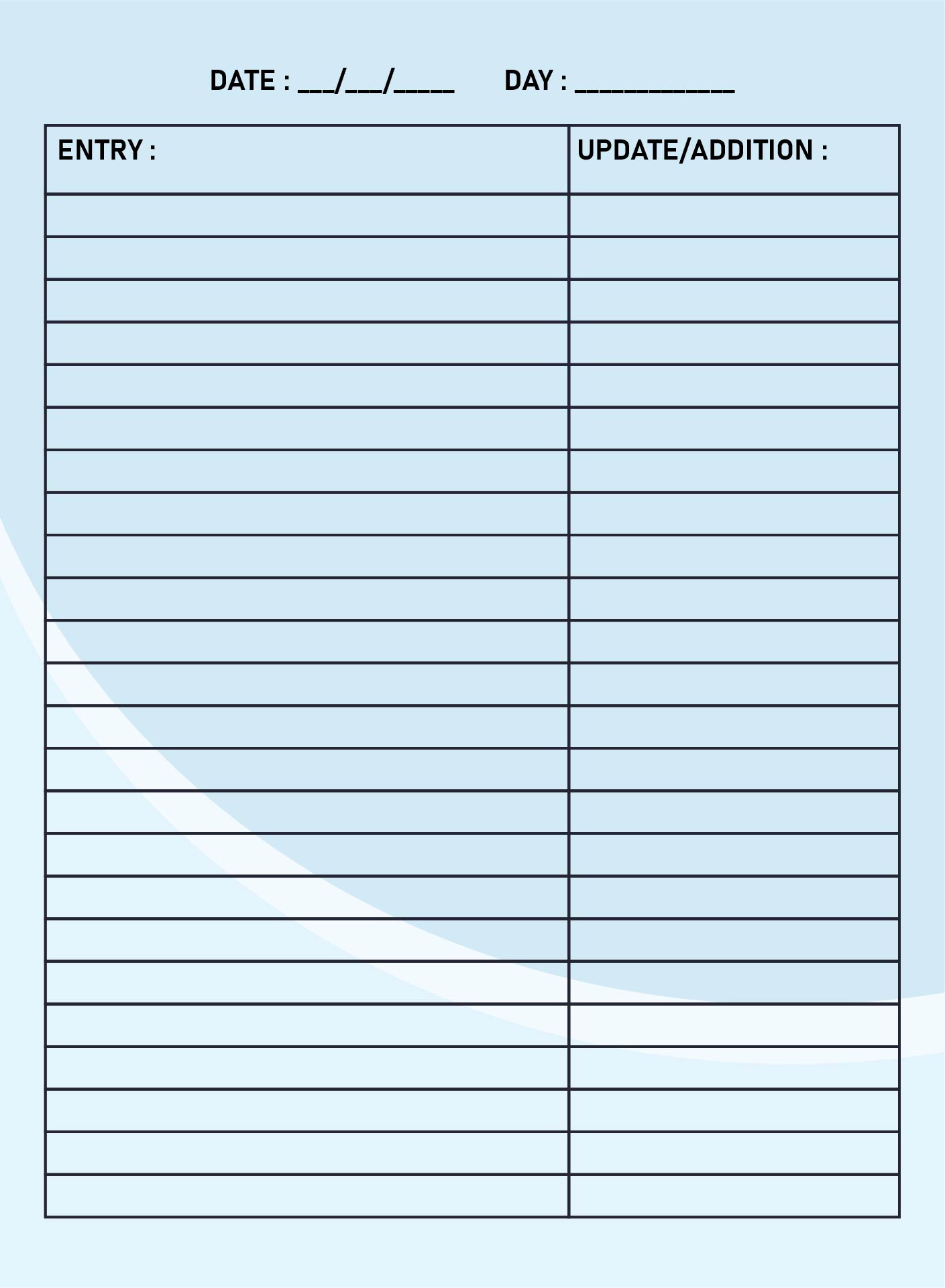 Blank Order Form Template Pdf Printable Form Templates And Letter