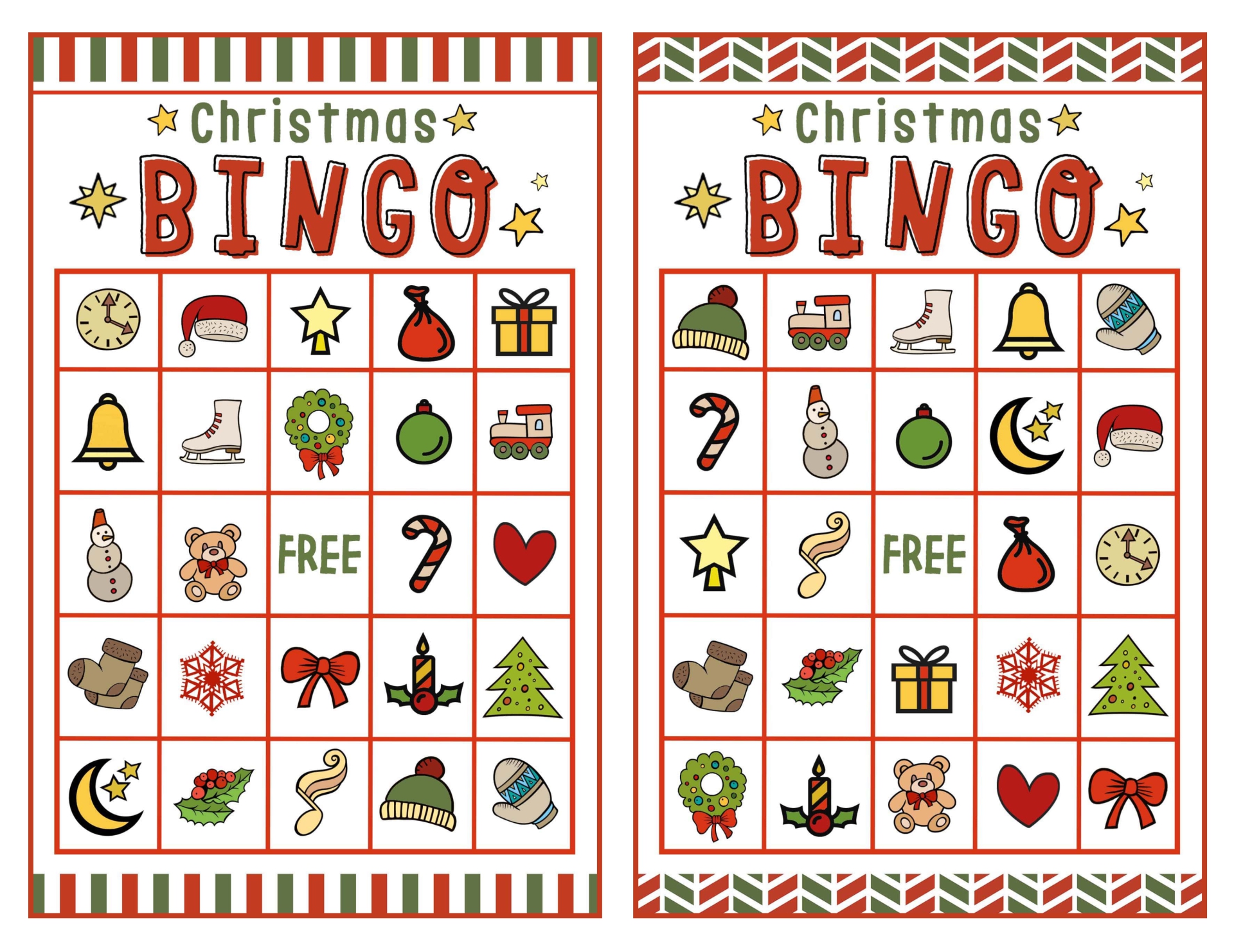 Christian Christmas Bingo