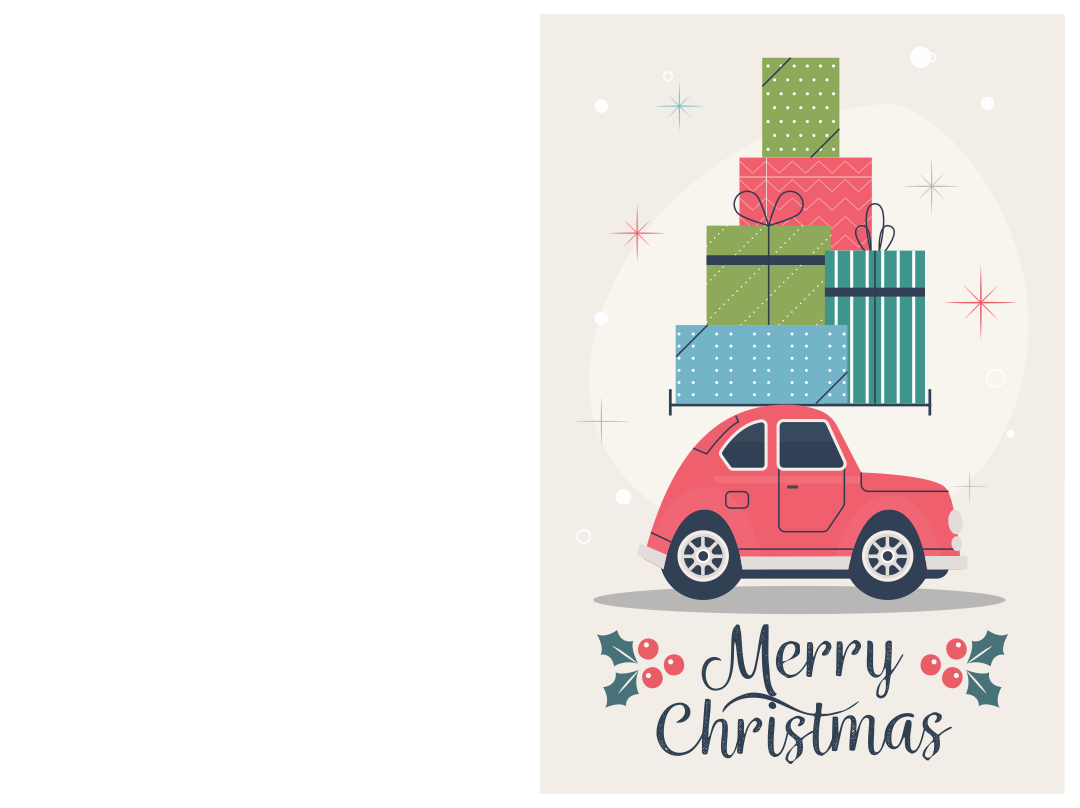 Printable Christmas Greeting Cards