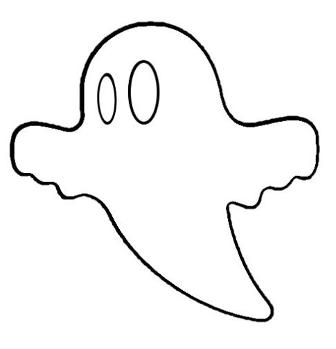 Halloween Ghost Cut Outs Printable