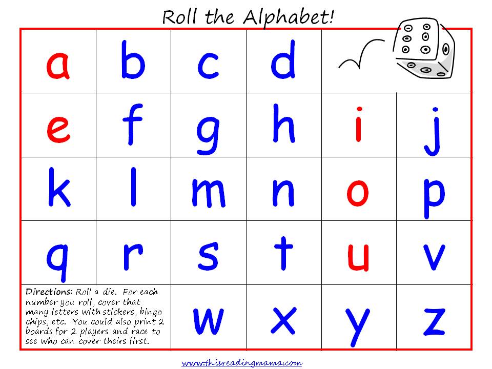 Lowercase Alphabet Printable