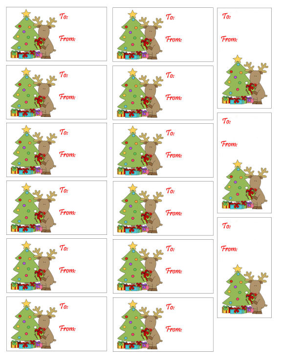 5 Best Free Printable Gift Tags Christmas Tree PDF for Free at Printablee