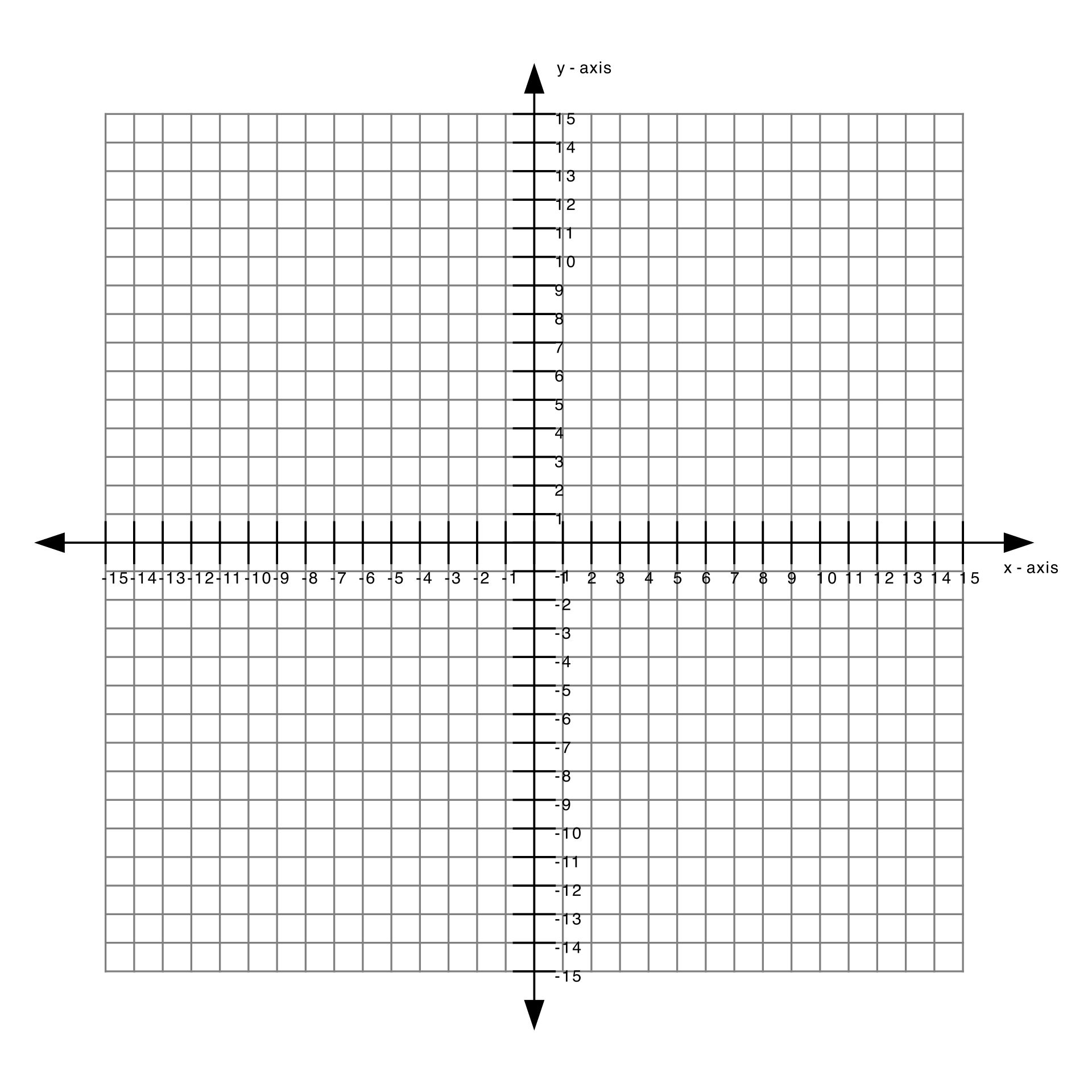 Coordinate Grid Graph Paper