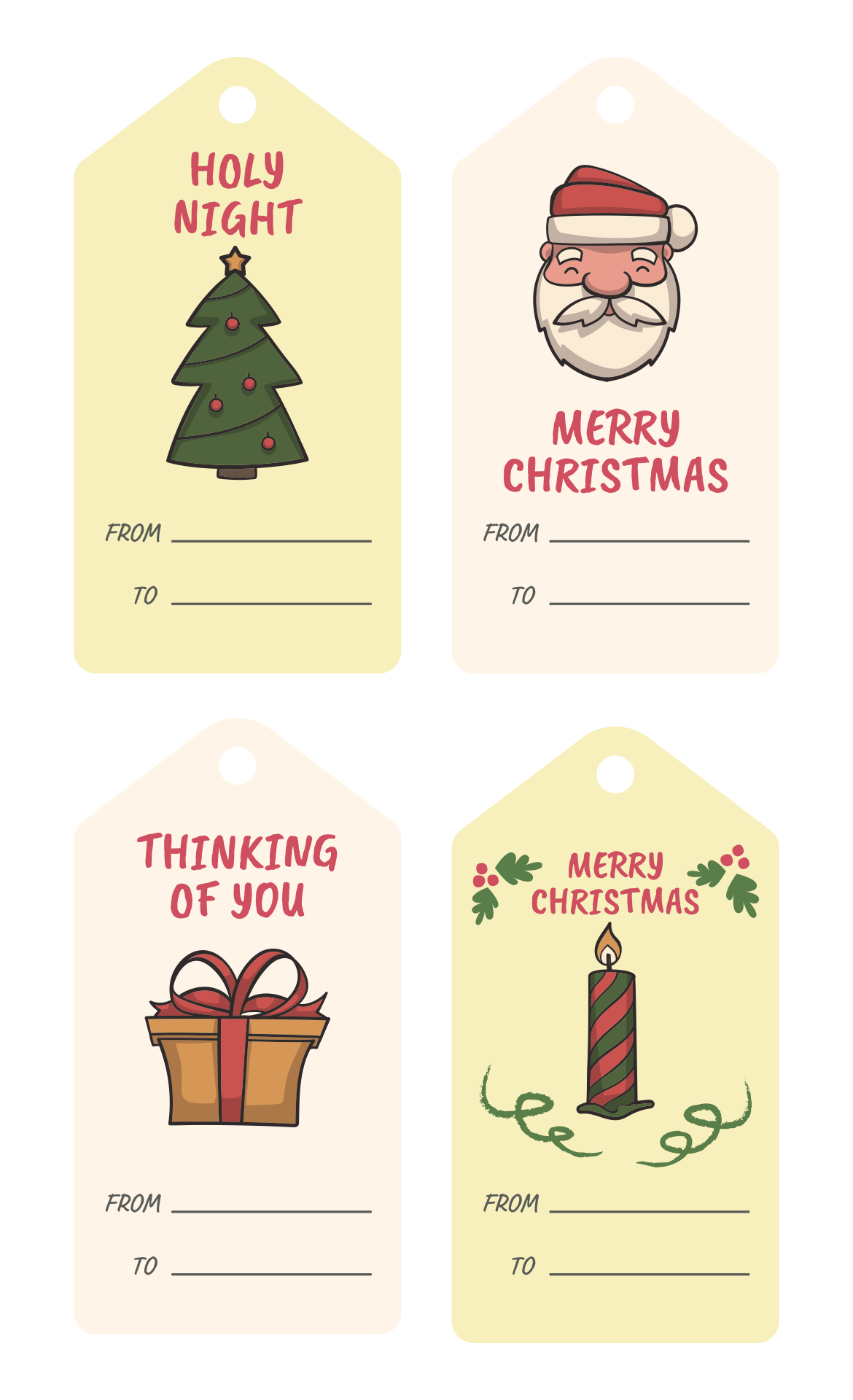 Printable Christmas Gift Cards