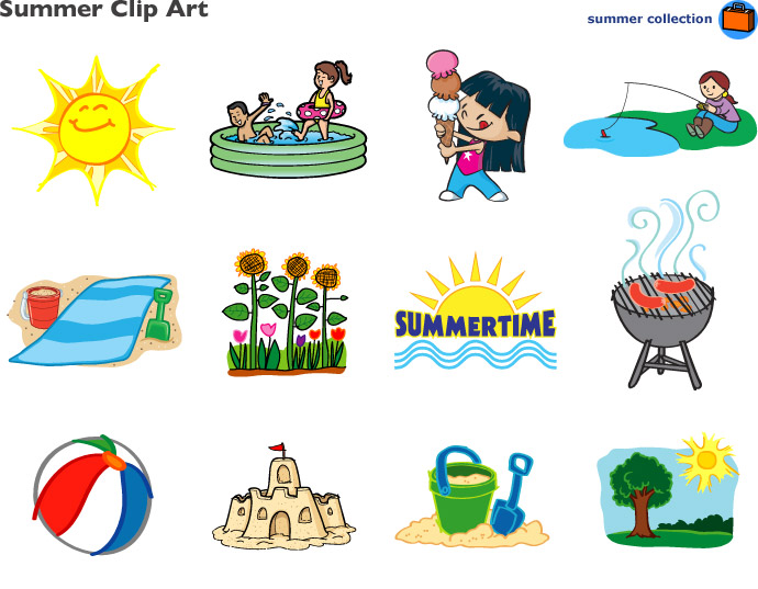 Printable Summer Clip Art