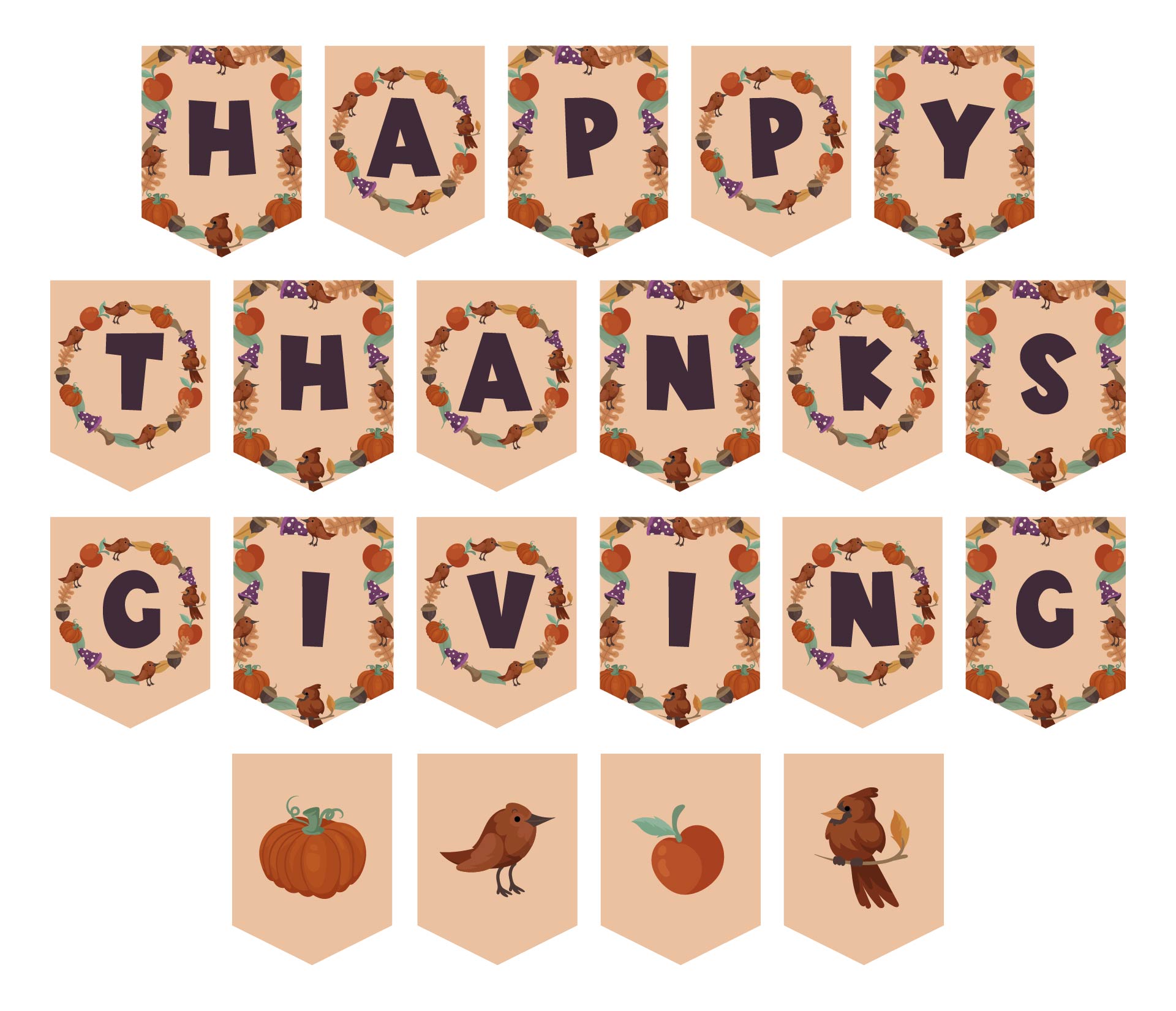 10 Best Printable Thanksgiving Bingo Sheets PDF for Free at Printablee