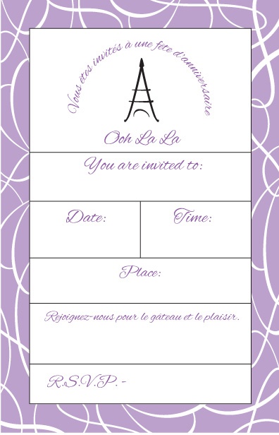 Paris Party Printables