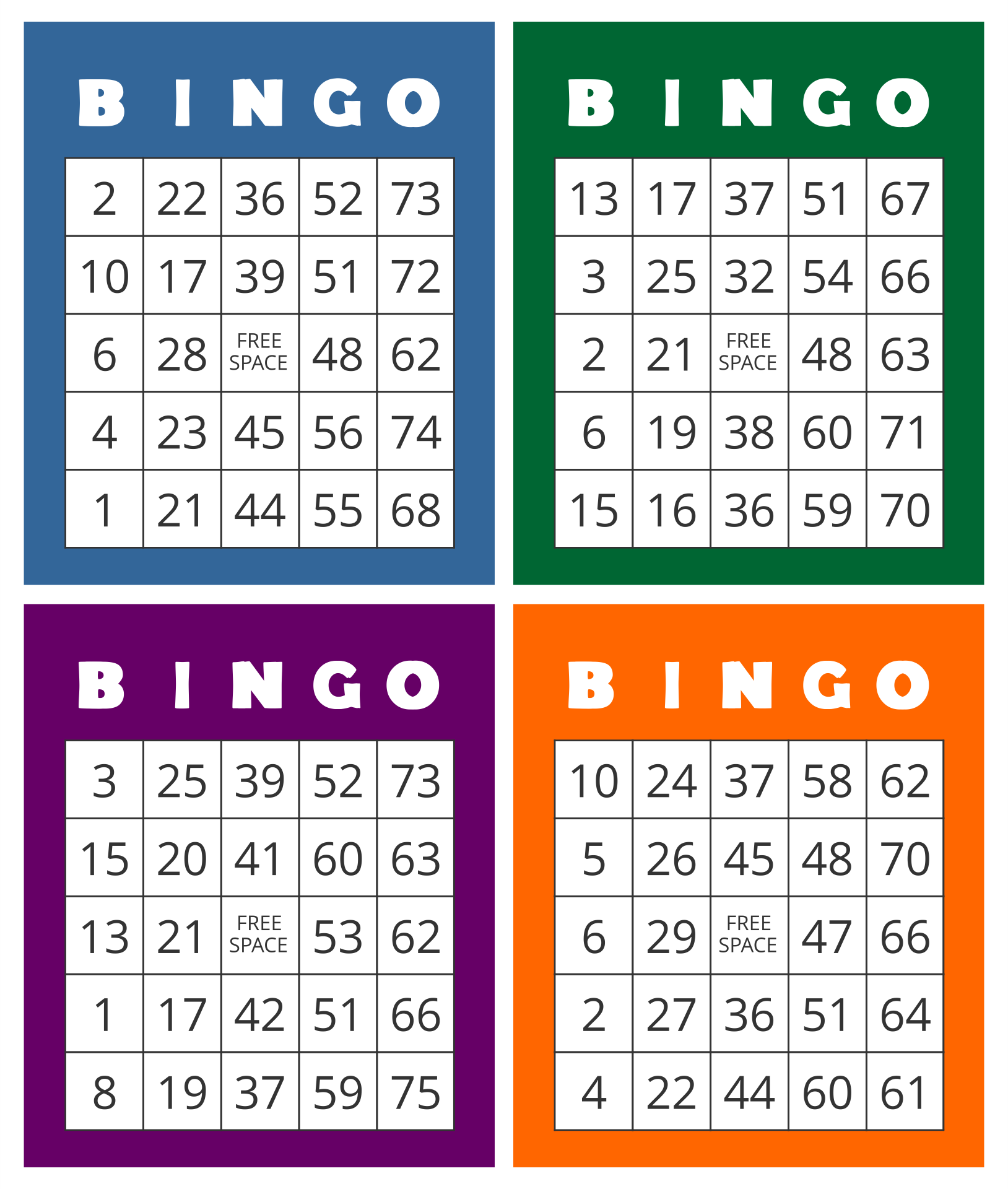 Number Bingo - 10 Free PDF Printables | Printablee
