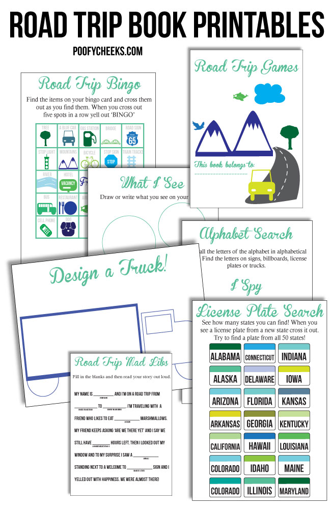 Printable Road Trip Games