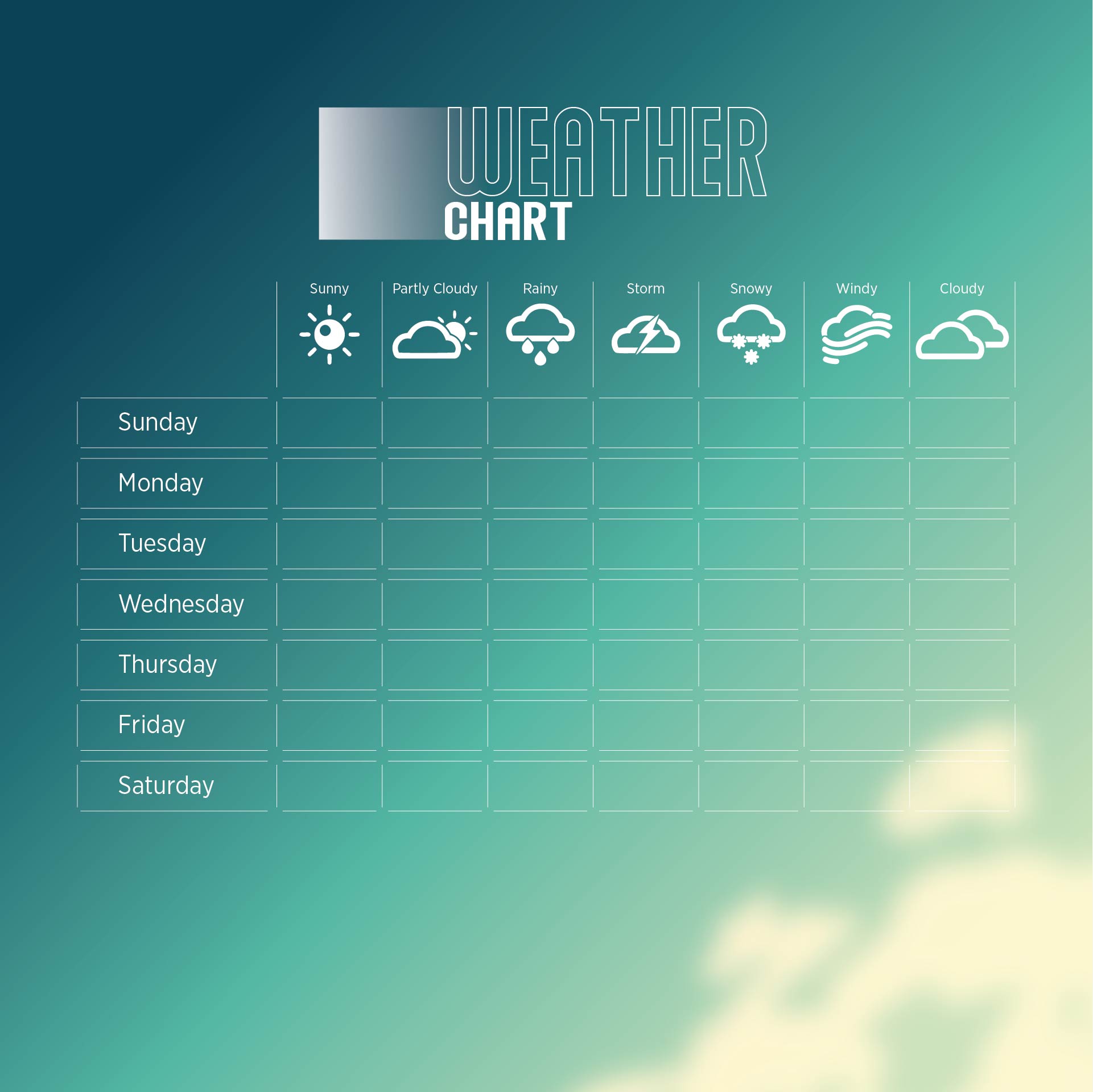 Daily Weather Chart 10 Free PDF Printables Printablee