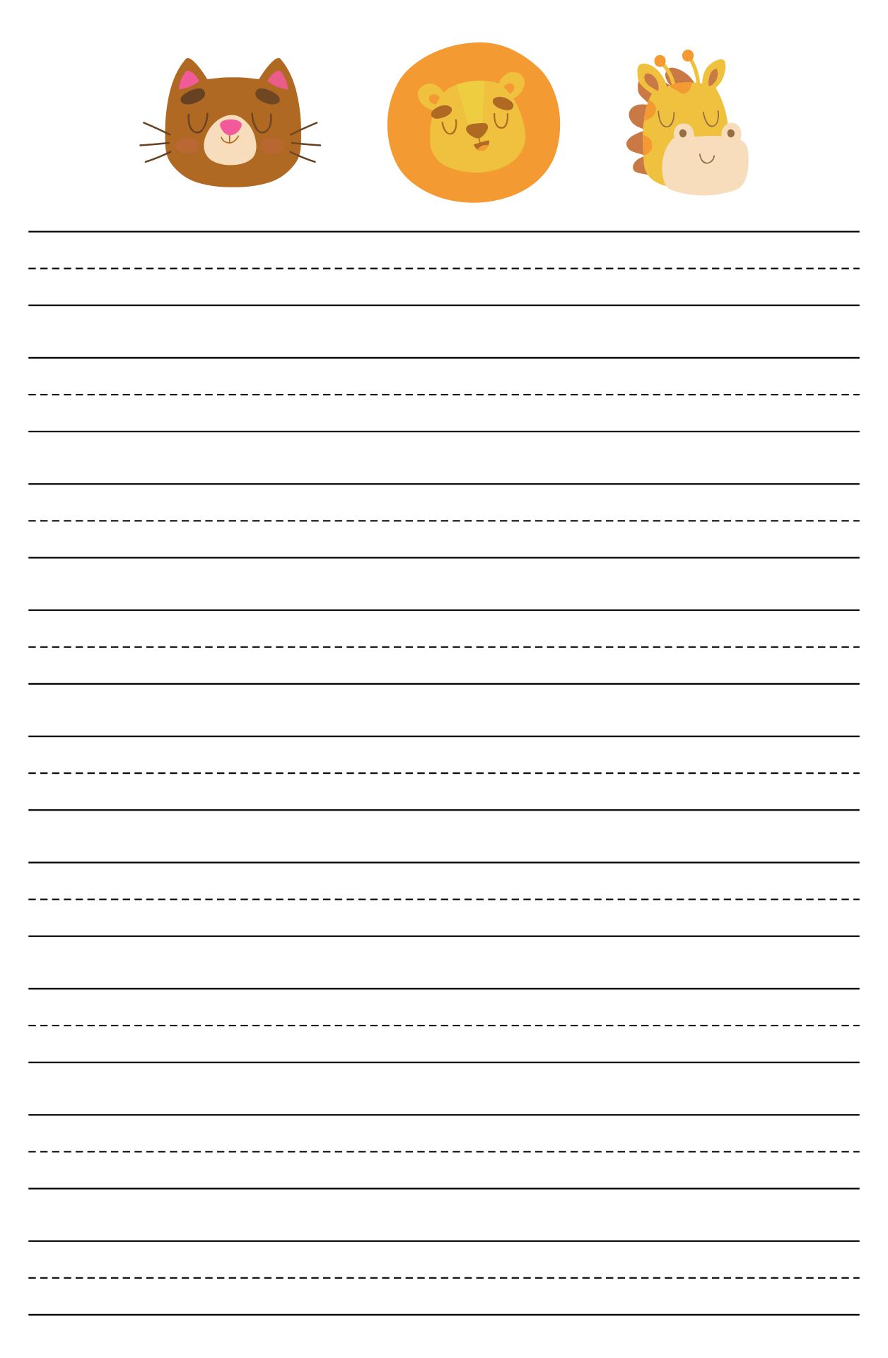 Printable Blank Writing Pages