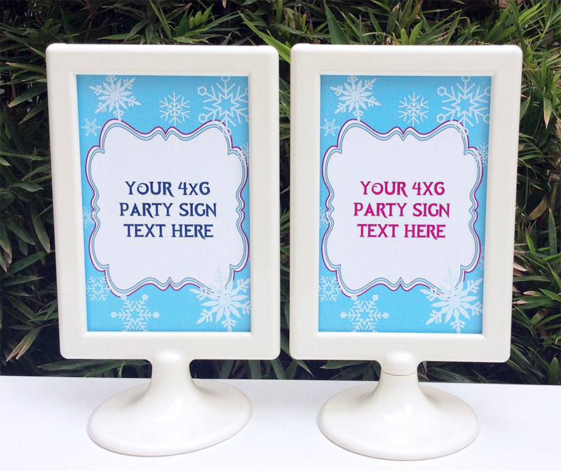 Frozen Birthday Party Printables