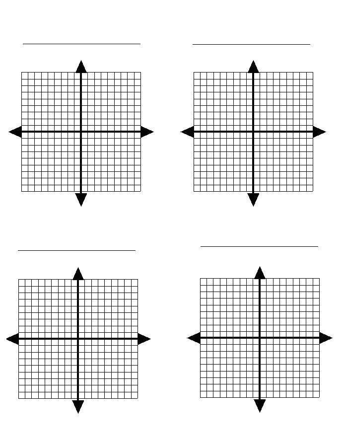 Printable Coordinate Graph Paper