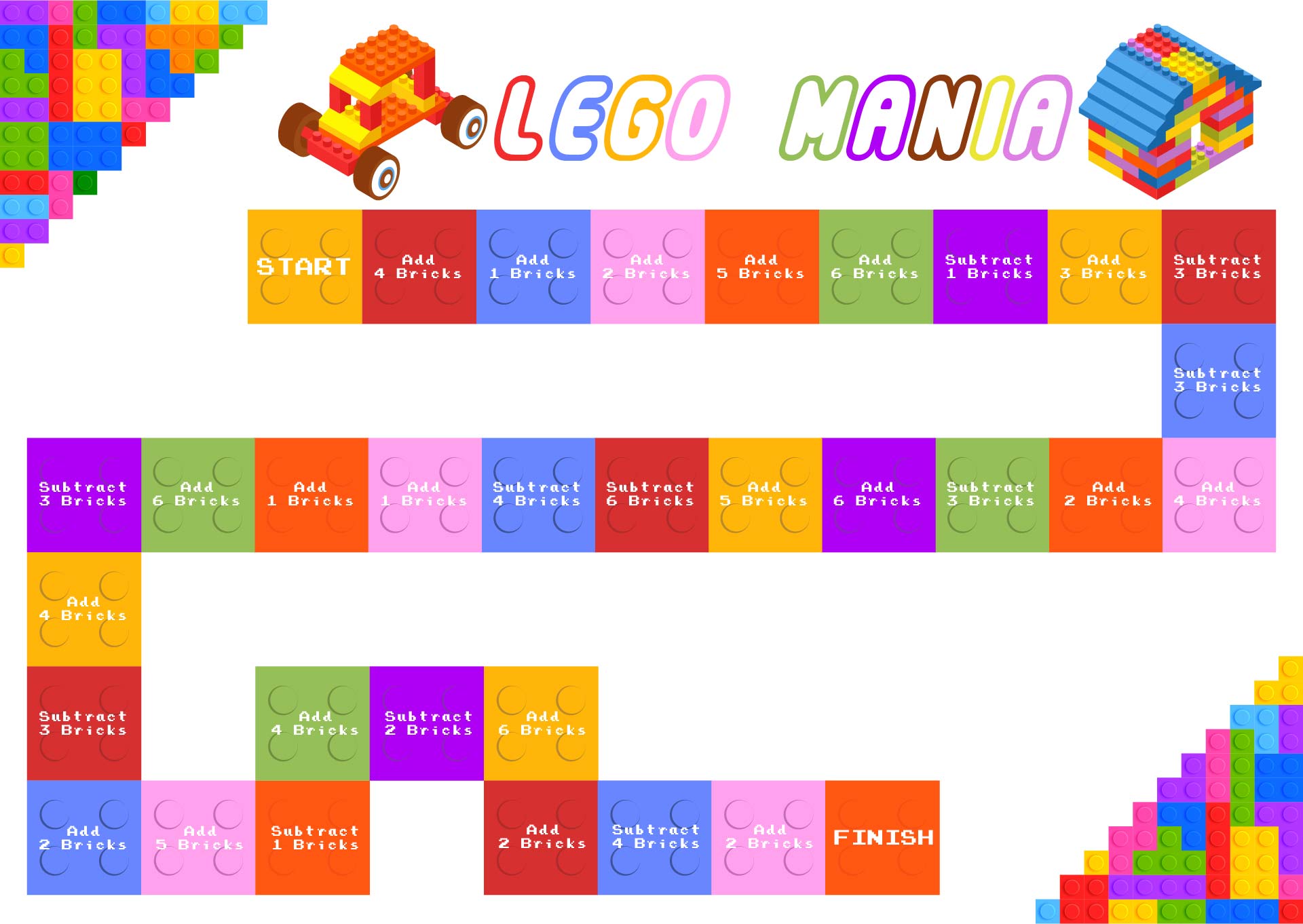 LEGO Board Game Printable