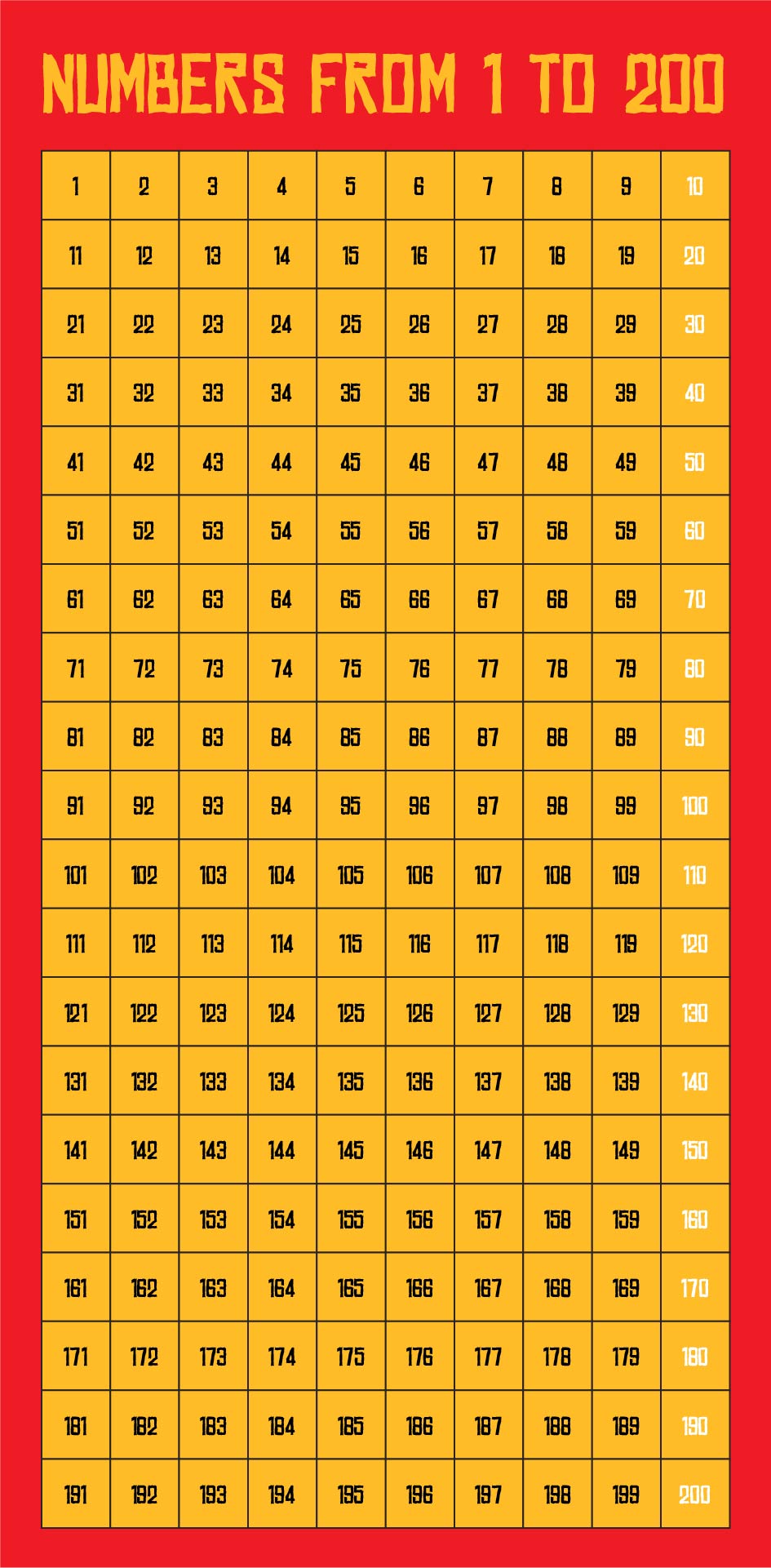 8 best printable number grid to 500 printableecom