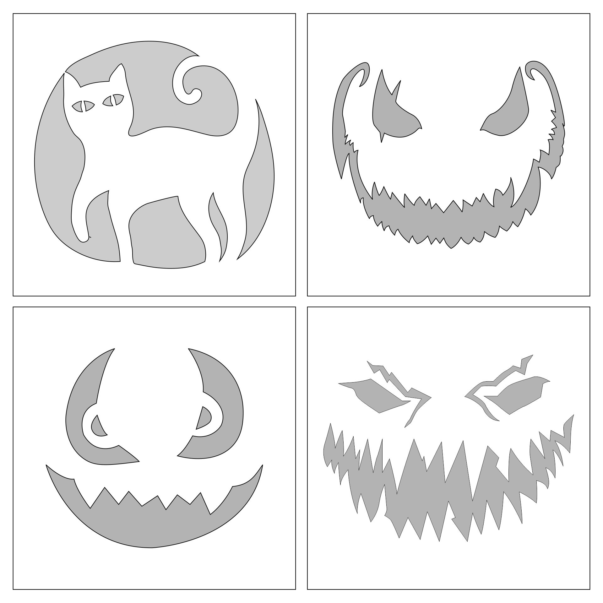 15 Best Halloween Pumpkin Templates Printable PDF for Free at Printablee