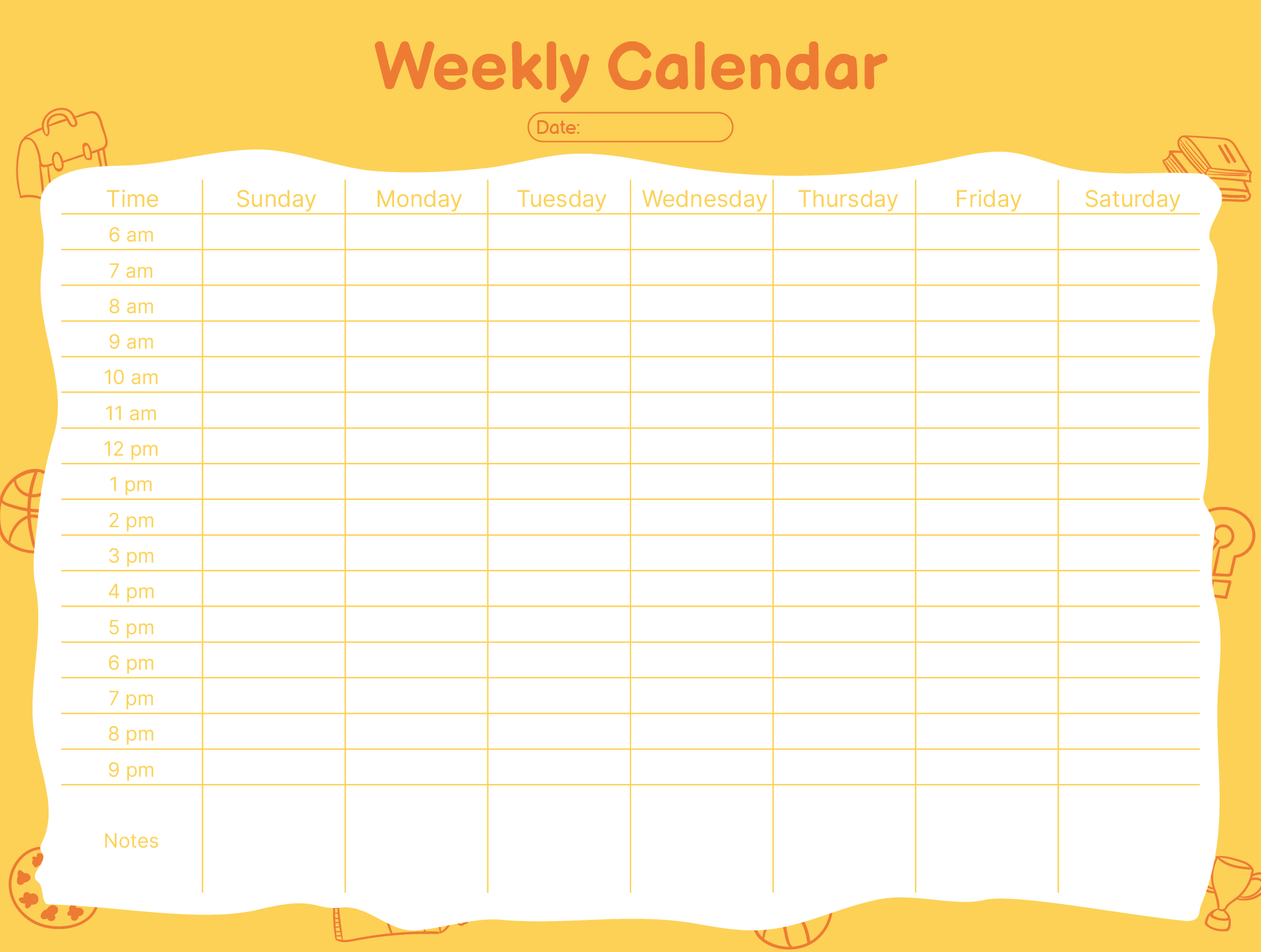 Weekly Calendar With 15 Minute Time Slots 13 Free PDF Printables